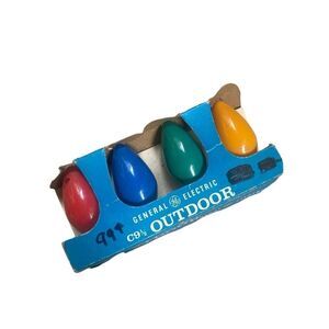 General Electric Vintage C9.5 Outdoor Christmas Bulbs